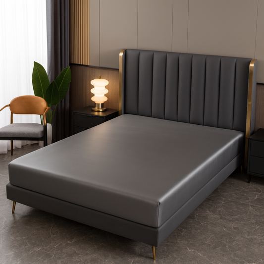 Drap-housse en Soie de Mûrier Naturelle (22 Momme)